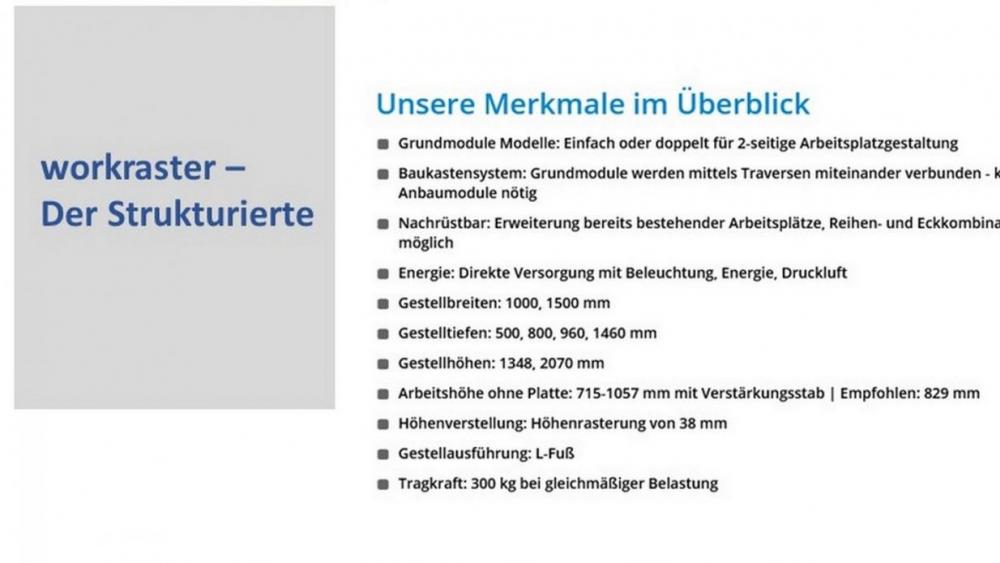 Arbeitsplatzsysteme